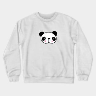 panda head Crewneck Sweatshirt